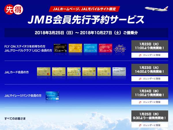 先行予約サービス