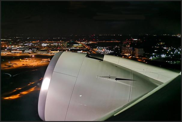 マレーシア航空A350-900の11Kからの機窓